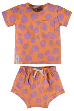 Conjunto blusa e short em cotton Up baby