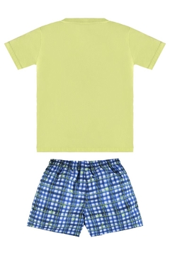 Conjunto camiseta malha e short microfibra - Up baby - comprar online