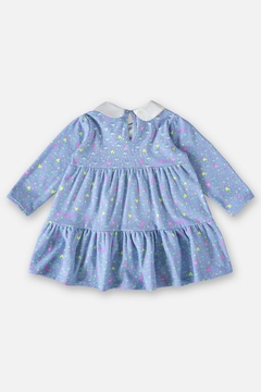 Conjunto vestido com calcinha infantil em suedine coração - comprar online