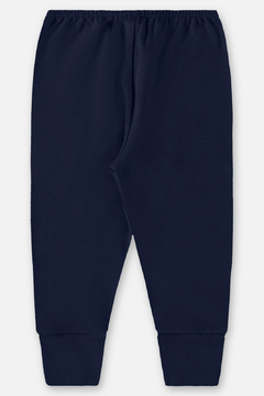 Calça em suedine azul escuro - comprar online