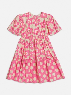 Vestido infantil de tecido compose