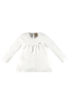 Blusa infantil manga longa banco