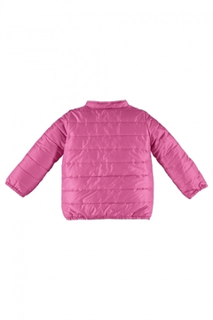 Jaqueta infantil puffa rosa - comprar online