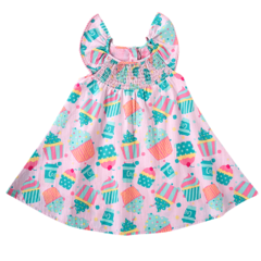 Vestido infantil Cup Cake