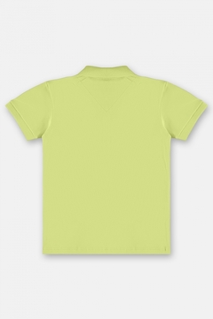 Camisa polo infantil verde limão - comprar online