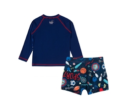 Conjunto de praia infantil sports com proteção - Tip Top - comprar online