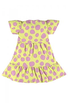 Vestido manga curta em cotton- Up baby - comprar online