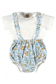 Conjunto tapa fraldas em cotton e body - Up Baby