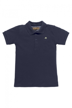 Camisa polo manga curta em suedine- Up baby