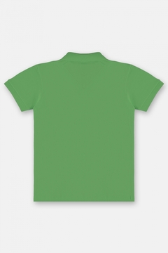 Camisa polo infantil verde - comprar online