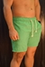 Short Praia Linho Mauricinho Masculino Verão Verde Bandeira