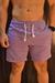 Short Praia Linho Mauricinho Masculino Verão Roxo na internet