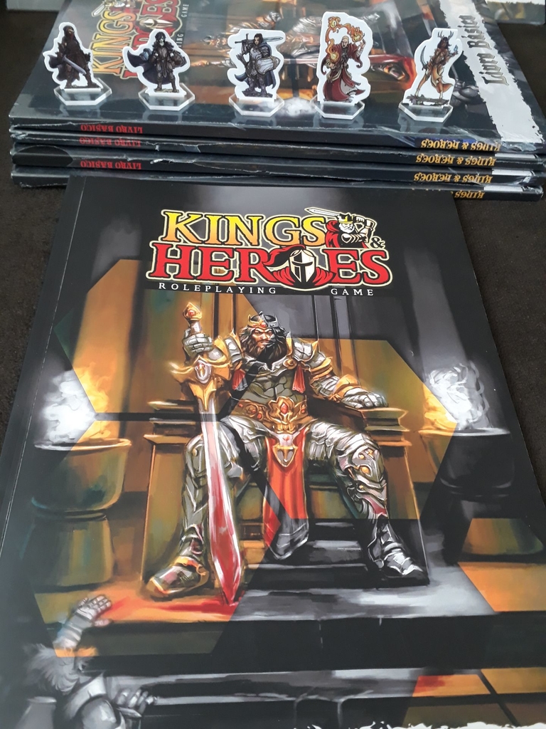 Sistema de RPG Kings & Heroes - Livro