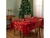 Toalha de Mesa Renda Retangular Estampada 8 Lugares Natal 1,50m x 2,50m Lepper - comprar online