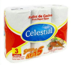 Bulto Rollos de Cocina x 36 Rollos x 40 Paños CELESTIAL