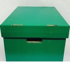 Caja para Archivo Cartón Color Rojo 42.33.25cm SEMIARMADA - comprar online