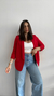 Blazer Pope Vermelho - comprar online