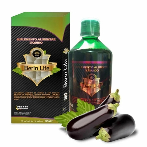 Berin Life Suco De Beringela 500ml 100 Sa de e Vida