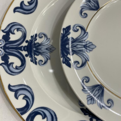 CONJUNTO 6 PRATOS SOBREMESA PORCELANA PORTO na internet