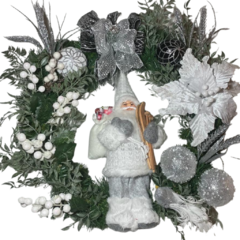 GUIRLANDA DE NATAL 50CM SILVER