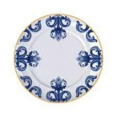 CONJUNTO 6 PRATOS RASOS PORCELANA PORTO