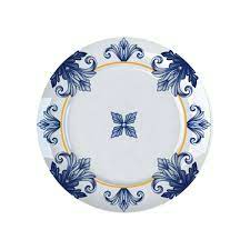 CONJUNTO 6 PRATOS SOBREMESA PORCELANA PORTO