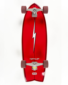 SKATEBOARD MODELO LIGTHTNING BOLT-RED - Tribo Surf