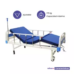 Cama Manual Hospitalaria - tienda en línea