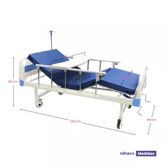 Cama Manual Hospitalaria - Vitta Medical