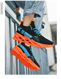 Men Sneakers Breathable Running Shoes Outdoor Sport Fashion Comfortable Casual - comprar online