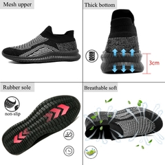 Men Shoes Lightweight Sneakers for Men Casual Shoes Breathable Outdoor Walking F - comprar online