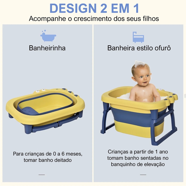 Banheira Dobrável Ofurô 0 meses à 10 anos - Tutti Amore - A melhor loja  para o seu bebê