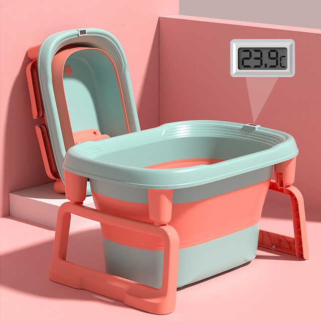 Banheira Para Bebê Infantil Retrátil Dobrável Modelo Fun 28 Litros