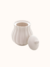 Açucareiro de porcelana petala branco - Slow Decor