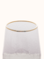Taça de cristal de chumbo com borda dourada Taj - 600ml - comprar online