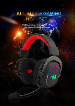 Imagem do REDRAGON ZEUS X H510 RGB Gaming Headphone USB Cancelamento de ruído, 7.1 Surround Compute headset Fones de ouvido Microfone para PC PS4