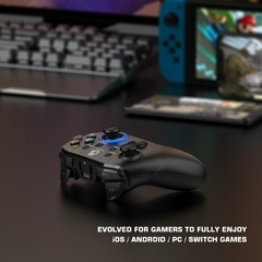 Imagem do GameSir T4 Pro Bluetooth Game Controller 2.4G Wireless Gamepad aplica-se ao Nintendo Switch Apple Arcade MFi Games Android Phone