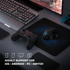 Controlador de jogo GameSir G4 Pro Bluetooth 2,4 GHz Wireless Gamepad para Nintendo Switch Apple Arcade e MFi Game Xbox Cloud Gaming - comprar online