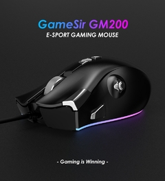 Imagem do GameSir GM300 Wireless Gaming Mouse Built-in Omron Switch Mecânico, Super Leve GM500 Wired Mouse e Mouse Pad