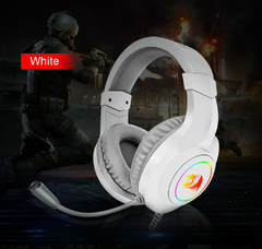 Fone de ouvido para jogos Redragon HYLAS H260 RGB, som surround de 3,5 mm Fone de ouvido para computador Fones de ouvido Microfone para PS4 Switch Xbox One - comprar online