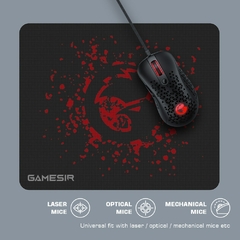 Imagem do GameSir GM300 Wireless Gaming Mouse Built-in Omron Switch Mecânico, Super Leve GM500 Wired Mouse e Mouse Pad