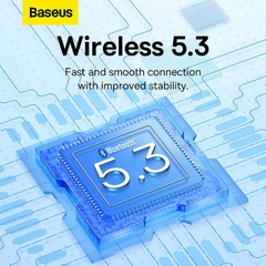 Baseus WM02 Fones de ouvido sem fio TWS Bluetooth 5.3 Fones de ouvido, mini e compacto Desgaste confortável, 25 horas de longa duração da bateria - loja online