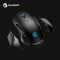 GameSir GM300 Wireless Gaming Mouse Built-in Omron Switch Mecânico, Super Leve GM500 Wired Mouse e Mouse Pad