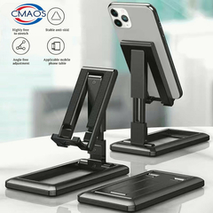 Suporte de mesa dobrável para tablet, telefone celular, para iPad, iPhone, Samsung, suporte de mesa, suporte de mesa ajustável, suporte para smartphone