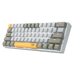 Redragon K606 USB mini teclado de jogo mecânico interruptor marrom 61 teclas com fio destacável cabo, portátil para viagens