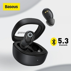 Baseus WM02 Fones de ouvido sem fio TWS Bluetooth 5.3 Fones de ouvido, mini e compacto Desgaste confortável, 25 horas de longa duração da bateria - loja online