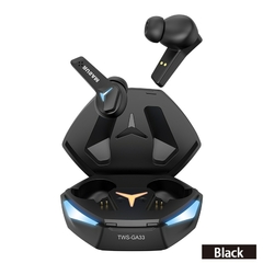 RUSAM GA33 Gamer Fones de Ouvido Bluetooth de Baixa Latência TWS Sem Fio - Império gamer