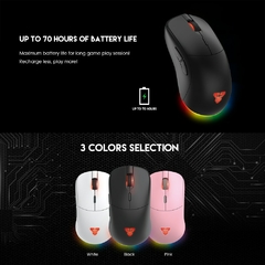 Imagem do FANTECH HELIOS XD3 Mouse sem fio e com fio PIXART 3335 16000 DPI e RGB 83gr Light Gaming Mouse Huano 50 milhões de interruptores de mouse