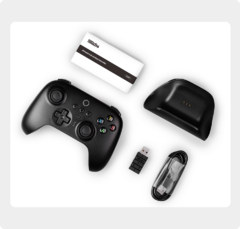 8BitDo - Ultimate Wireless 2.4G Gaming Controller com Charging Dock para PC, Windows 10, 11, Steam, Android - Império gamer