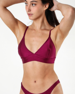 Corpiño Triangulito MARGARITA | Magenta Shiny - Pampas Swimwear 